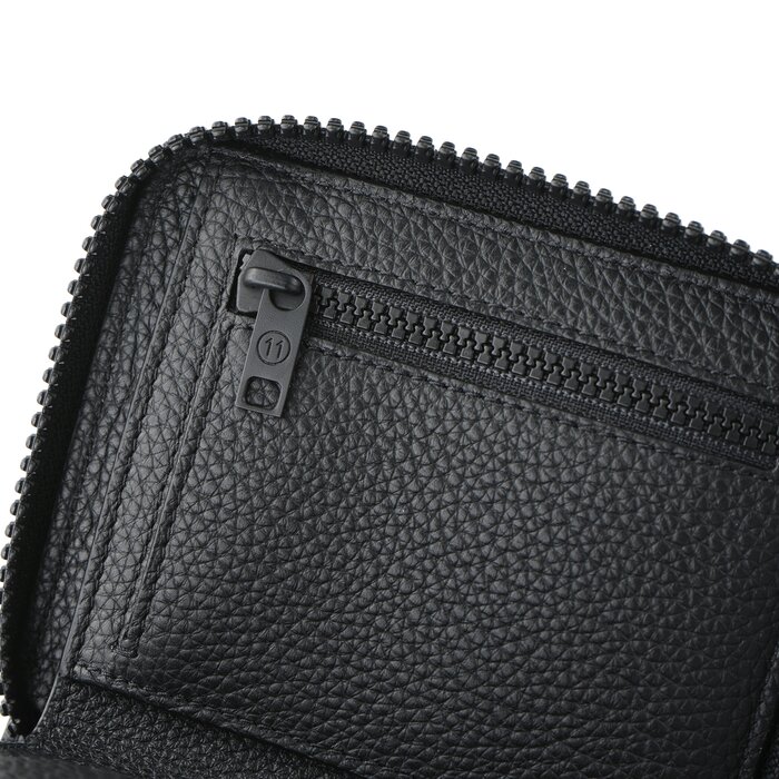 Maison Margiela Zip-around compact wallet BlackProduct Thumbnail