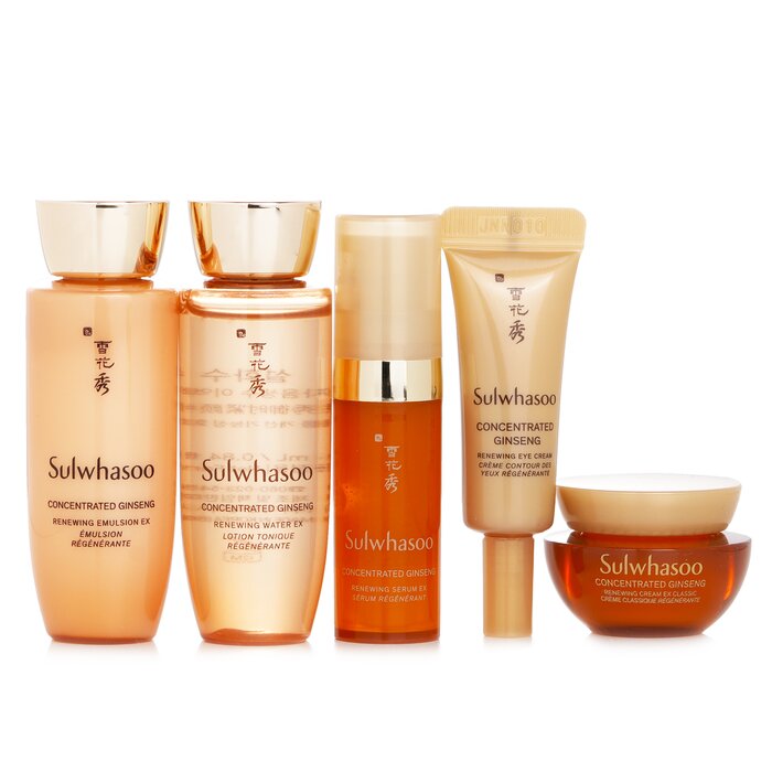 Sulwhasoo Concentrated Ginseng Anti Aging Set: 5pcsProduct Thumbnail