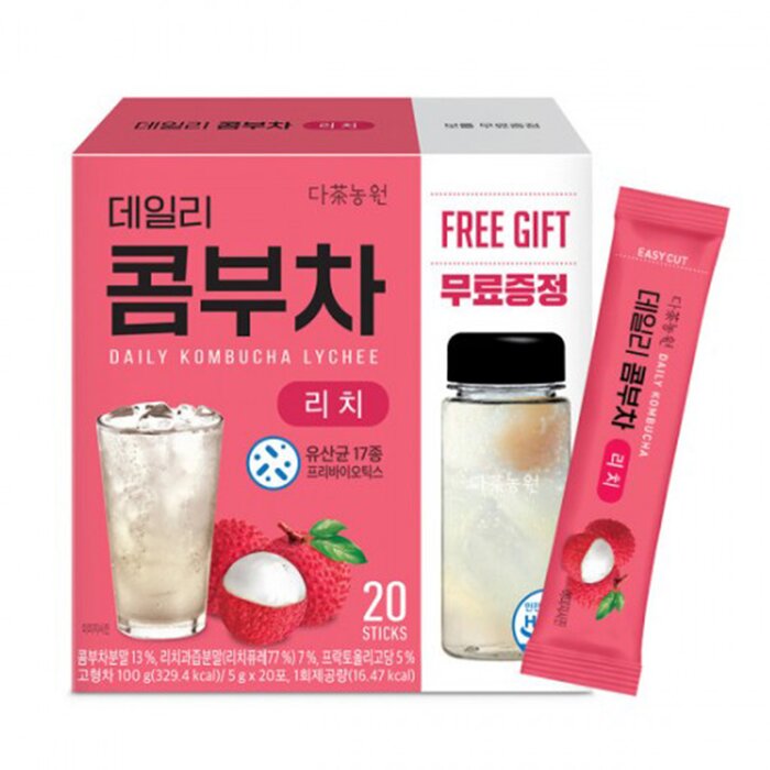 Danongwon 每日康普茶-荔枝味 5g*20條Product Thumbnail