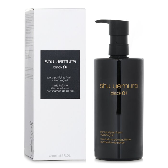 Shu Uemura Black Oil Pore Purifying Fresh Cleansing Oil 450ml/15.2oz ...