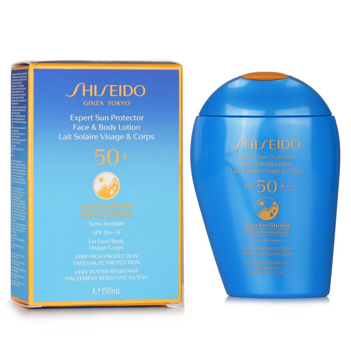 Shiseido Protetor Solar Expert SPF 50+Loção para o rosto e corpo UVA (torna invisível, proteção muito alta, muito resistente à água) 150ml/5.07ozProduct Thumbnail