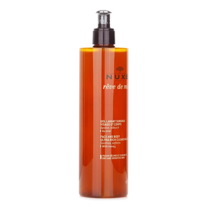 Nuxe Gel de limpeza Reve De Miel Face & Body Ultra-Rich Cleansing Gel (Dry & Sensitive Skin) 400ml/13.5ozProduct Thumbnail