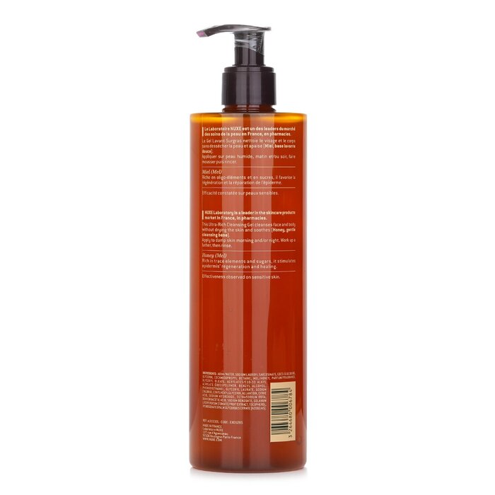 Nuxe Reve De Miel Face & Body Ultra-Rich Cleansing Gel (kuivale & tundlikule nahale) 400ml/13.5ozProduct Thumbnail
