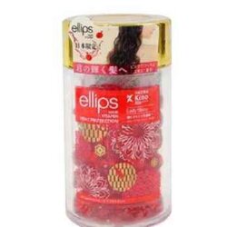 Ellips 維他命膠囊式免沖洗護髮油(日本版 - 亮澤修護配方)