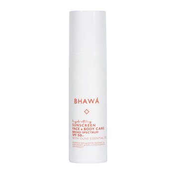 BHAWA 保湿防晒霜 面部和身体适用 100ml