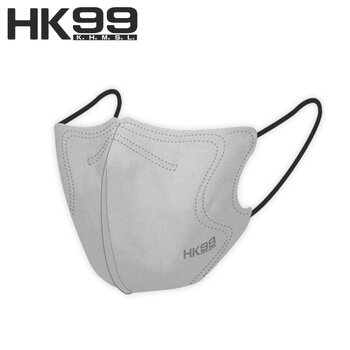 HK99 HK99 3D成人立體口罩 (灰色) 30片裝 (適合一般成人面型) 4層口罩 [獨立包裝] Picture Color