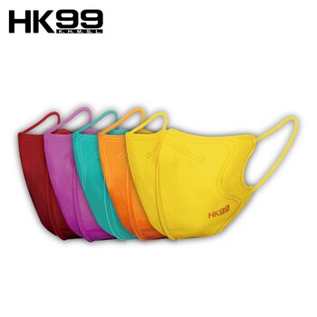 HK99 HK99 (Normal Size) 3D MASK (30 pieces) Rainbow Picture Color