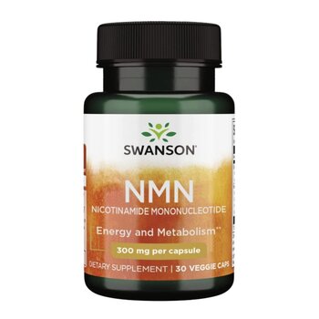 Swanson NMN (Nicotinamide Mononucleotide) 300 mg 30 Veg Caps (Reference EXP:07/2024*) Picture Color