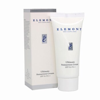 ELEMONT - Ultimate Sunscreen Cream SPF 50 PA (Hydrating  UVA and UVB   Sun Cream  Sensitive Skin) (e50ml) E320  - Fixed Size