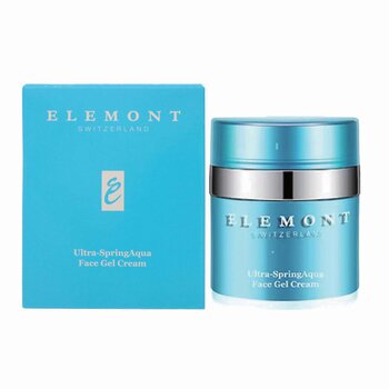 ELEMONT - Ultra-Spring Aqua Face Gel-Cream (Moisturising  Rejuvenating  Soothing  Anti-Wrinkle Aging  Hydrating) (e50ml) E808  - Fixed Size