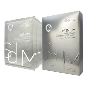 SdMedic - Premium Hyal Filler Bio Cellulose Mask  - 30g x 6 pcs