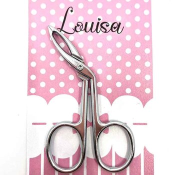 LOUISA - LOUISA Professional Eyebrow Pliers (Silver color)  - Fixed Size