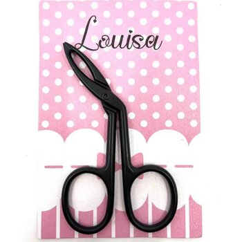 LOUISA - LOUISA Professional Eyebrow Pliers (Black)  - Fixed Size