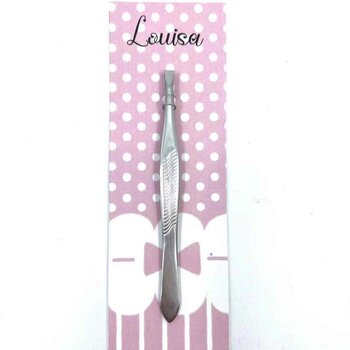 LOUISA - LOUISA Straight shape Eyebrow Pliers  - Fixed Size