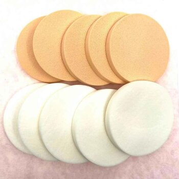 LOUISA - LOUISA Makeup sponge 10pcs special set (Random Color)(Round shape)  - Fixed Size