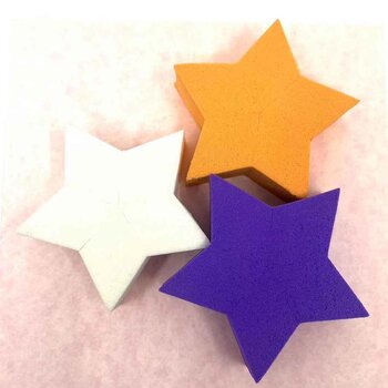 LOUISA - LOUISA Powder Puff 3pcs special set (Star) (Random Color)  - Fixed Size