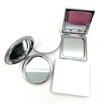 LOUISA - PU Dinappy Compact Mirror  - 1pc