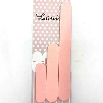 LOUISA - Nail File  - 3sets(6pcs)