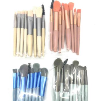 LOUISA - Makeup Brush 8pcs set (Random Color)  - Fixed Size