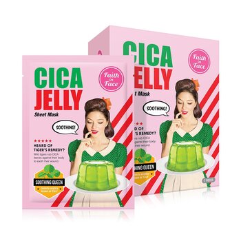 Faith In Face - CICA JELLY SHEET MASK (7PCS)  - 7PCS