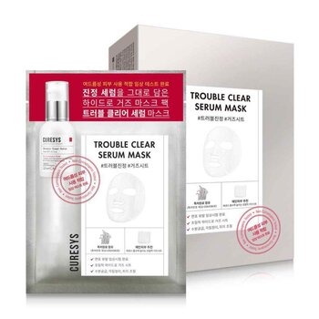 CURESYS - TROUBLE CLEAR SERUM MASK (10pcs)  - 23g