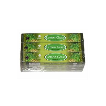 flute - Wardrobe Fragrance –Lemon Grass- Long Dhoop Sticks - 12 Boxes  - 12 boxes set