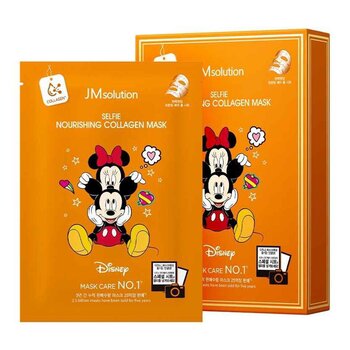 JM Solution - Disney SELFIE NOURISING COLLAGEN MASK(Minnie&Mickey)  - 10pcs