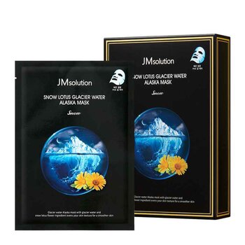 JM Solution - SNOW LOTUS GLACIER WATER ALASKA MASK SNOW  - 10pcs