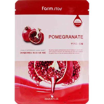 Farm Stay - Visible Difference Mask Sheet (Pomegranate)  - 10pcs