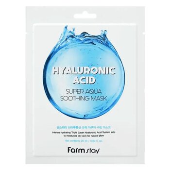 Farm Stay - Hyaluronic Acid Super Aqua Soothing Mask  - 10pcs