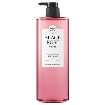 Happy Bath - Moisture Perfume Body Wash- # Black Rose  - 760G