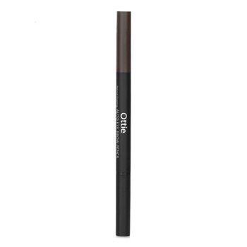 Ottie - Natural Drawing Auto Eye Brow Pencil- # Dark Brown  - 10g