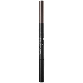 Ottie - Natural Drawing Auto Eye Brow Pencil- # Grey Brown  - 10g