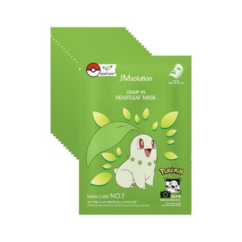 JM Solution - Pokemon Stamp In HeartLeaf Mask  - 10pcs