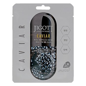 Jigott - Real Ampoule Mask- # Caviar  - 27mlx10pcs