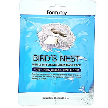 Farm Stay - Visible Difference Mask Sheet- # Birds Nest  - 23mlX10pcs