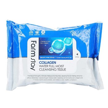 Farm Stay - Collagen Water Full Moist Cleansing Tissue  - 30 sheets