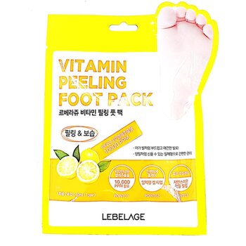 Lebelage - Vitamin Peeling Foot Pack  - 1 pair