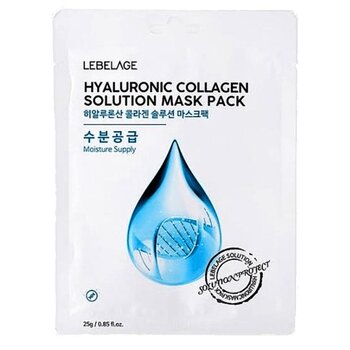 Lebelage - Solution Mask Pack- # Hyaluronic Collagen  - 25g x 10pcs