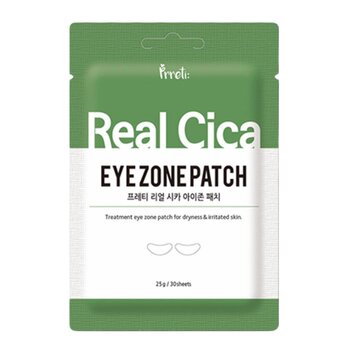 Prreti - Eye Zone Patch- # Real Cica  - 30 Sheets