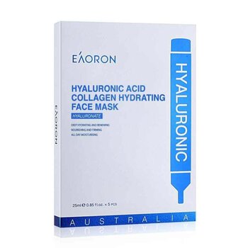 EAORON - Eaoron Hyaluronic Acid Collagen Hydrating Face Mask 25ml-5 Piece (Hong Kong Official Product) (9348107000488)  - Fixed Size