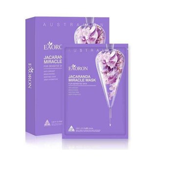 EAORON - Eaoron Jacaranda Miracle Mask (5x25g) (Hong Kong Official Product) (9348107001386)  - 25 g x 5 pcs