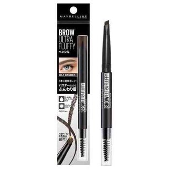 Maybelline Brow Ultra Fluffy Eyebrow Pencil R-1 Dark Brown- # #BR-1 Dark Brown 0.2g