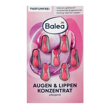 Balea - Augen & Lippen Konzentrat Serum - Pink  - 7 capsules