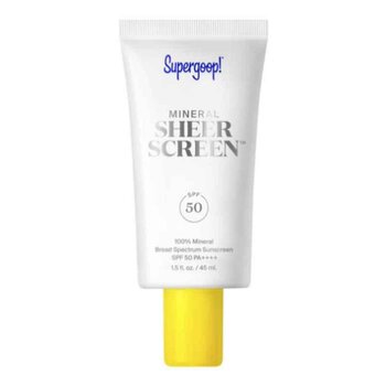 Supergoop Mineral Sheer Screen SPF50 (Exp. 10/2024) 45 ml x2 pc