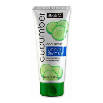 Beauty Formulas - Cucumber Cool Moist 3 Minute Clay Mask  - 100ml