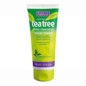 Beauty Formulas - Tea Tree Deep Cleansing Facial Mask  - 100ml