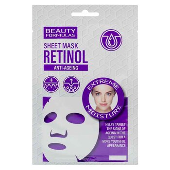 Beauty Formulas - Retinol Anti Ageing Sheet Mask  - 1pc