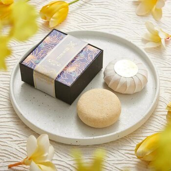 DA CHUN - Strong Hair Root Bar．Coffee丨80g #Luxurious Exotic Shampoo Bar/soap 81g丨*w/ forming bag  - Fixed Size