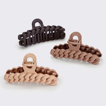 KITSCH - Eco-friendly Chain Claw Clip- # Neutral  - 3pc/set